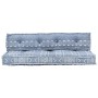 Paletten-Sofakissen aus Indigo-Patchworkstoff von vidaXL, Kissen für Stühle und Sofas - Ref: Foro24-287721, Preis: 125,26 €, ...