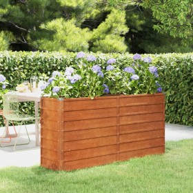 Rusty Corten steel flower bed 160x40x77 cm by vidaXL, Pots and planters - Ref: Foro24-151953, Price: 89,48 €, Discount: %