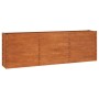 Rusty Corten steel flower bed 240x40x77 cm by vidaXL, Pots and planters - Ref: Foro24-151955, Price: 108,52 €, Discount: %