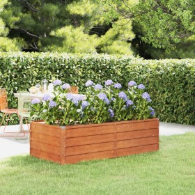 Arriate oxidado de acero corten 160x80x45 cm de vidaXL, Maceteros y jardineras - Ref: Foro24-151958, Precio: 72,99 €, Descuen...