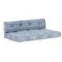 Paletten-Sofakissen aus Indigo-Patchworkstoff von vidaXL, Kissen für Stühle und Sofas - Ref: Foro24-287721, Preis: 125,26 €, ...