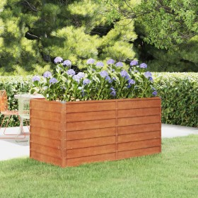 Arriate oxidado de acero corten 160x80x77 cm de vidaXL, Maceteros y jardineras - Ref: Foro24-151959, Precio: 92,34 €, Descuen...