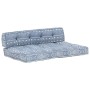 Paletten-Sofakissen aus Indigo-Patchworkstoff von vidaXL, Kissen für Stühle und Sofas - Ref: Foro24-287721, Preis: 125,26 €, ...