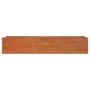 Arriate oxidado de acero corten 240x80x45 cm de vidaXL, Maceteros y jardineras - Ref: Foro24-151960, Precio: 76,45 €, Descuen...