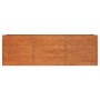 Arriate oxidado de acero corten 240x80x77 cm de vidaXL, Maceteros y jardineras - Ref: Foro24-151961, Precio: 104,48 €, Descue...