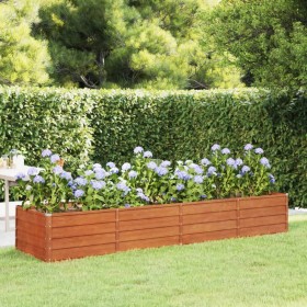 Arriate oxidado de acero corten 320x80x45 cm de vidaXL, Maceteros y jardineras - Ref: Foro24-151962, Precio: 98,25 €, Descuen...