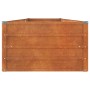 Arriate oxidado de acero corten 320x80x45 cm de vidaXL, Maceteros y jardineras - Ref: Foro24-151962, Precio: 93,50 €, Descuen...