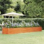 Rusty Corten steel flower bed 400x80x45 cm by vidaXL, Pots and planters - Ref: Foro24-151964, Price: 102,27 €, Discount: %