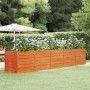 Arriate oxidado de acero corten 400x80x77 cm de vidaXL, Maceteros y jardineras - Ref: Foro24-151965, Precio: 183,61 €, Descue...