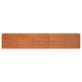 Arriate oxidado de acero corten 400x80x77 cm de vidaXL, Maceteros y jardineras - Ref: Foro24-151965, Precio: 183,61 €, Descue...