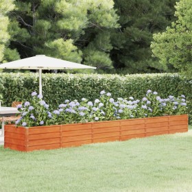 Arriate oxidado de acero corten 480x80x45 cm de vidaXL, Maceteros y jardineras - Ref: Foro24-151966, Precio: 113,99 €, Descue...