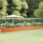 Arriate oxidado de acero corten 600x80x45 cm de vidaXL, Maceteros y jardineras - Ref: Foro24-151968, Precio: 143,32 €, Descue...