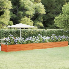 Arriate oxidado de acero corten 600x80x45 cm de vidaXL, Maceteros y jardineras - Ref: Foro24-151968, Precio: 150,61 €, Descue...