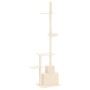 Árbol rascador para gatos de suelo a techo crema 250,5-276,5 cm de vidaXL, Mobiliario para gatos - Ref: Foro24-171720, Precio...