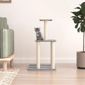 Cat scratching post with light gray sisal posts 85.5 cm by vidaXL, Cat furniture - Ref: Foro24-171739, Price: 33,26 €, Discou...