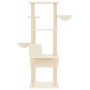 Cat scratching post with cream sisal posts 141 cm by vidaXL, Cat furniture - Ref: Foro24-171747, Price: 68,64 €, Discount: %