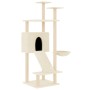 Cat scratching post with cream sisal posts 153 cm by vidaXL, Cat furniture - Ref: Foro24-171750, Price: 65,76 €, Discount: %