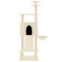 Cat scratching post with cream sisal posts 153 cm by vidaXL, Cat furniture - Ref: Foro24-171750, Price: 65,76 €, Discount: %