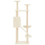 Cat scratching post with cream sisal posts 153 cm by vidaXL, Cat furniture - Ref: Foro24-171750, Price: 65,76 €, Discount: %