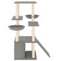 Cat scratcher with light gray sisal posts 133 cm by vidaXL, Cat furniture - Ref: Foro24-171757, Price: 56,75 €, Discount: %