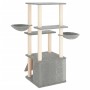 Cat scratcher with light gray sisal posts 133 cm by vidaXL, Cat furniture - Ref: Foro24-171757, Price: 56,75 €, Discount: %