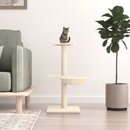 Katzenkratzbaum mit cremefarbenen Sisalstämmen, 72 cm von vidaXL, Katzenmöbel - Ref: Foro24-171768, Preis: 23,04 €, Rabatt: %