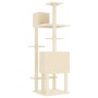 Cat scratching post with cream sisal posts 154 cm by vidaXL, Cat furniture - Ref: Foro24-171771, Price: 62,48 €, Discount: %