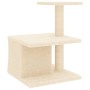 Cat scratching post with cream sisal posts 48 cm by vidaXL, Cat furniture - Ref: Foro24-171786, Price: 29,33 €, Discount: %