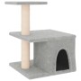 Cat scratching post with light gray sisal posts 48 cm by vidaXL, Cat furniture - Ref: Foro24-171787, Price: 28,99 €, Discount: %