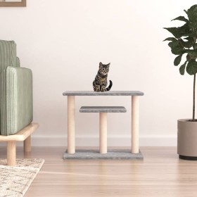 Cat scratching posts with platforms light gray 62.5 cm by vidaXL, Cat furniture - Ref: Foro24-172047, Price: 37,12 €, Discoun...