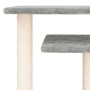 Cat scratching posts with platforms light gray 62.5 cm by vidaXL, Cat furniture - Ref: Foro24-172047, Price: 39,24 €, Discoun...