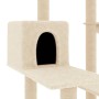 Rascador para gatos con postes de sisal color crema 82,5 cm de vidaXL, Mobiliario para gatos - Ref: Foro24-172385, Precio: 47...