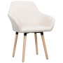 Dining chairs 2 units cream fabric by vidaXL, dining chairs - Ref: Foro24-283461, Price: 207,29 €, Discount: %