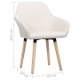 Dining chairs 2 units cream fabric by vidaXL, dining chairs - Ref: Foro24-283461, Price: 207,29 €, Discount: %