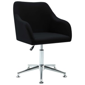 Black fabric swivel dining chair by vidaXL, dining chairs - Ref: Foro24-283475, Price: 144,99 €, Discount: %