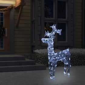 Christmas reindeer 90 LED acrylic 60x16x100 cm by vidaXL, Christmas lights - Ref: Foro24-289961, Price: 61,84 €, Discount: %