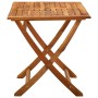 Folding garden table solid acacia wood 120x70x75 cm by vidaXL, Garden tables - Ref: Foro24-313323, Price: 104,41 €, Discount: %