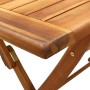 Folding garden table solid acacia wood 120x70x75 cm by vidaXL, Garden tables - Ref: Foro24-313323, Price: 104,41 €, Discount: %