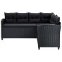 6-piece garden furniture set and black synthetic rattan cushions by vidaXL, Garden sets - Ref: Foro24-315230, Price: 838,70 €...