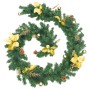 Guirnalda de Navidad con luces LED PVC verde 2,7 m de vidaXL, Luces de Navidad - Ref: Foro24-320970, Precio: 38,51 €, Descuen...