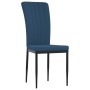 Sillas de comedor 4 unidades terciopelo azul de vidaXL, Sillas de comedor - Ref: Foro24-326103, Precio: 148,99 €, Descuento: %