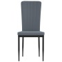 Sillas de comedor 4 unidades terciopelo gris oscuro de vidaXL, Sillas de comedor - Ref: Foro24-326105, Precio: 143,28 €, Desc...