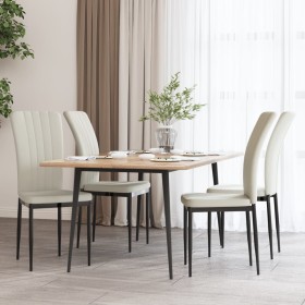 Dining chairs 4 units cream velvet by vidaXL, dining chairs - Ref: Foro24-326113, Price: 157,99 €, Discount: %