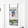 Black glass and aluminum door mirror 40x80 cm by vidaXL, Mirrors - Ref: Foro24-327407, Price: 33,36 €, Discount: %