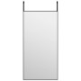 Black glass and aluminum door mirror 40x80 cm by vidaXL, Mirrors - Ref: Foro24-327407, Price: 33,36 €, Discount: %