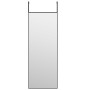 Espejo de puerta cristal y aluminio negro 30x80 cm de vidaXL, Espejos - Ref: Foro24-327404, Precio: 28,07 €, Descuento: %