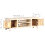 Massiver TV-Schrank aus rauem Akazienholz, 120 x 30 x 40 cm von vidaXL, TV-Möbel - Ref: Foro24-320237, Preis: 171,99 €, Rabat...