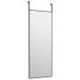 Espejo de puerta cristal y aluminio negro 30x80 cm de vidaXL, Espejos - Ref: Foro24-327404, Precio: 28,07 €, Descuento: %