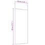 Espejo de puerta cristal y aluminio negro 30x80 cm de vidaXL, Espejos - Ref: Foro24-327404, Precio: 28,07 €, Descuento: %