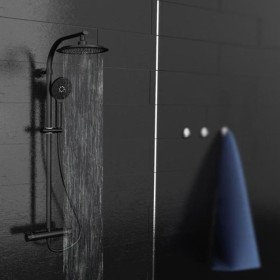 SCHÜTTE MADURA FRESH matte black fixed shower set by SCHÜTTE, shower heads - Ref: Foro24-429383, Price: 228,91 €, Discount: %